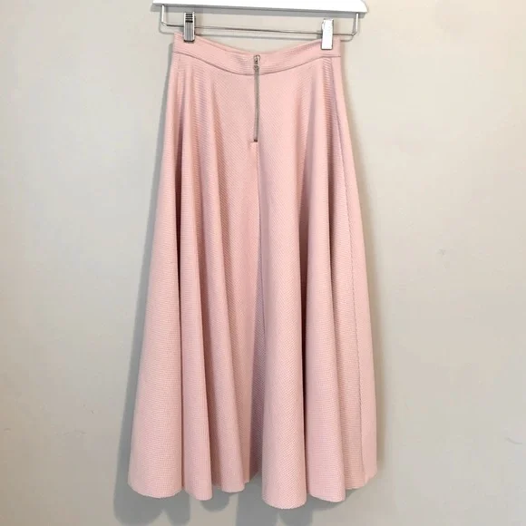 H&M size 2 rose pink flared skirt - Picture 7 of 12